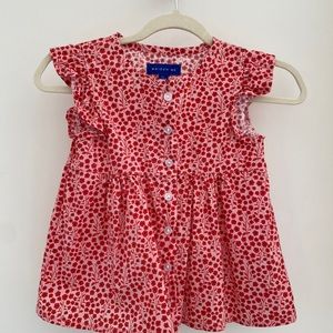 Maison Me | Red floral top | 2Y